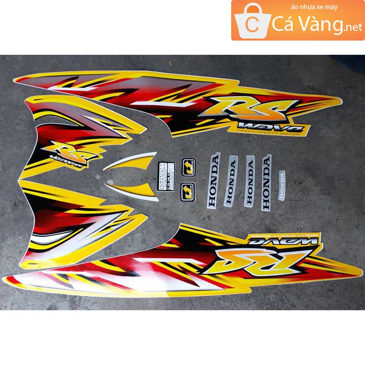 Tem dán xe máy Wave RS LOẠI TỐT, TEM XỊN NHƯ ZIN CHÍNH HÃNG