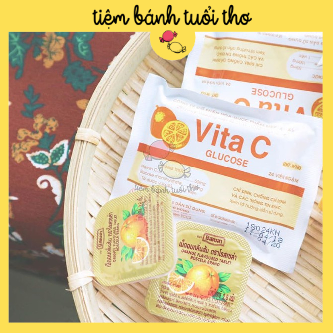 Kẹo Vita C Hương Cam