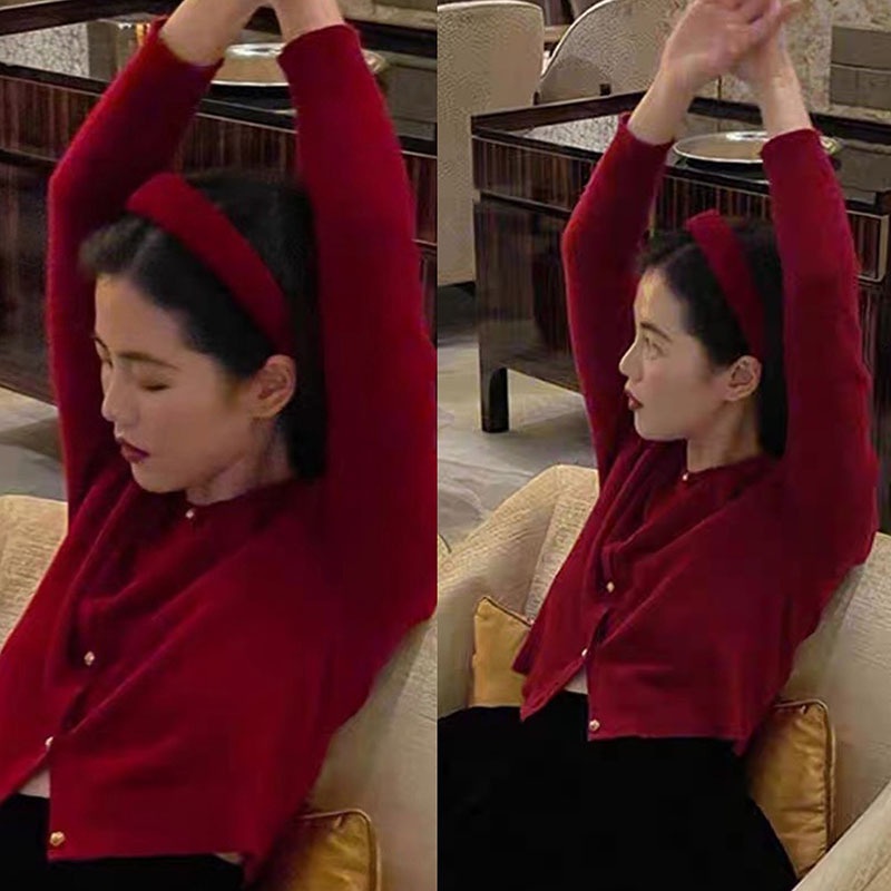 Băng đô nhung cài tóc phong cách hàn quốc