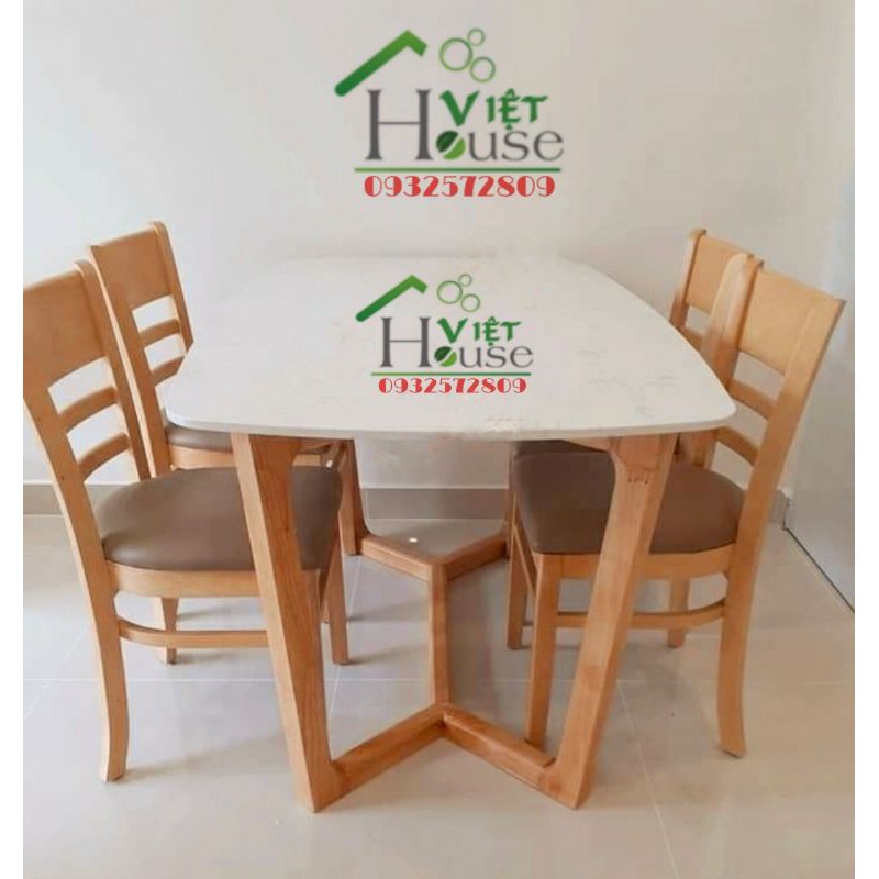 Bộ Bàn ăn mặt đá Concorde 4 ghế giá rẻ (Freeship nt HCM, Dĩ An, Biên Hoà)