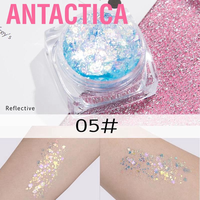 [Hàng mới về] Gel sequin kim tuyến hình trái tim/ngôi sao dùng trang điểm mắt/mặt/môi/tóc/toàn thân