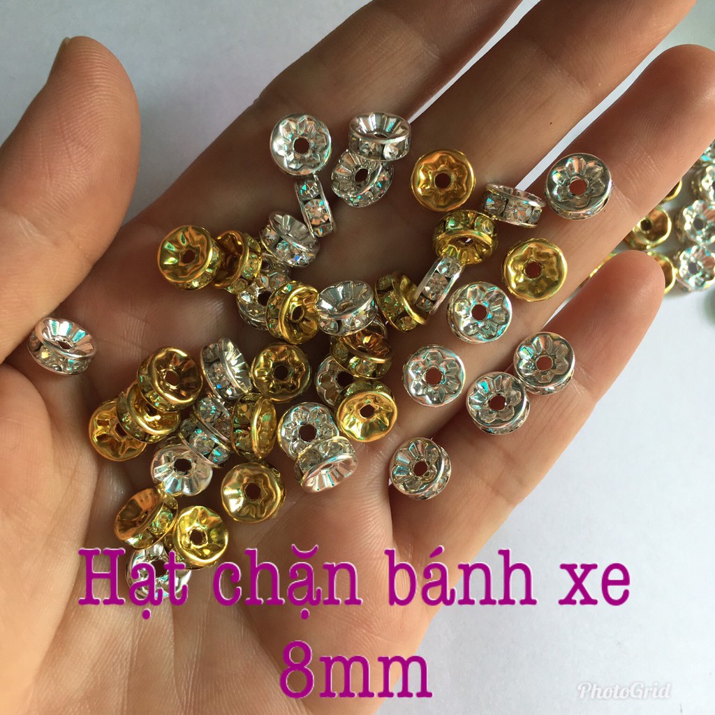 Hạt chặn bánh xe, hoa tuyết hoặc đế hoa chụp hạt