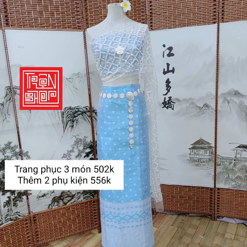 Set trang phục Thái Lan 3 hoặc 5 món tùy chọn