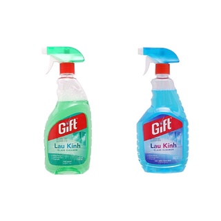 Nước lau kính gift sắc biển -trà xanh 580 mL . Siêu sạch chống bám bụi bẩn