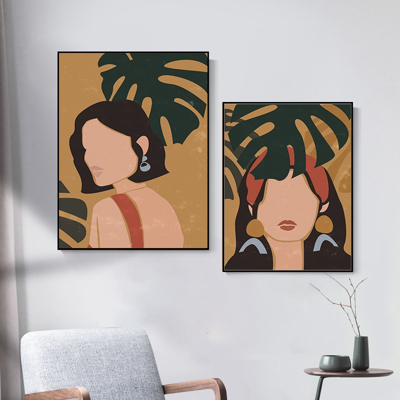 Tranh treo tường chất liệu vải canvas phong cách Bắc Âu