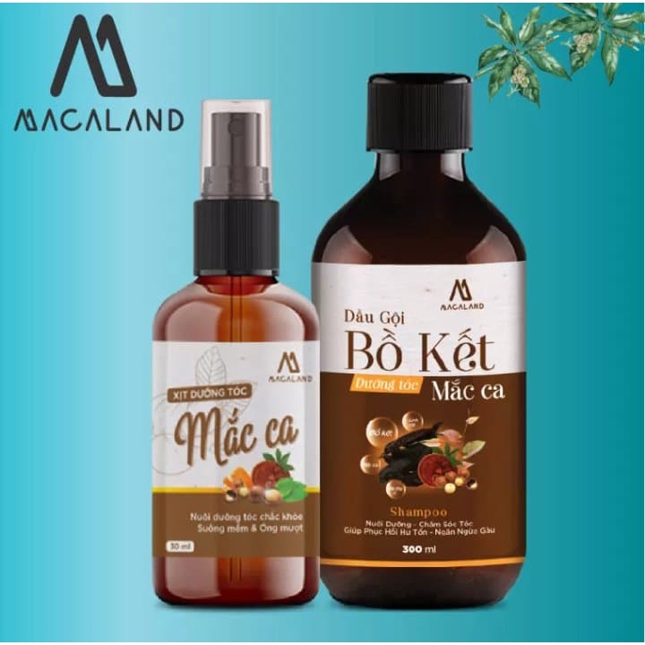 Xịt dưỡng tóc dầu Macadamia 50ml Macaland giảm rụng tóc và kích thích mọc tóc hiệu quả