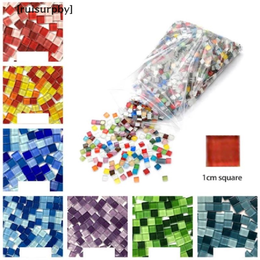 Túi 100g Gạch Thủy Tinh Pha Lê Phong Cách Mosaic Độc Đáo Dùng Làm Đồ Thủ Công DIY