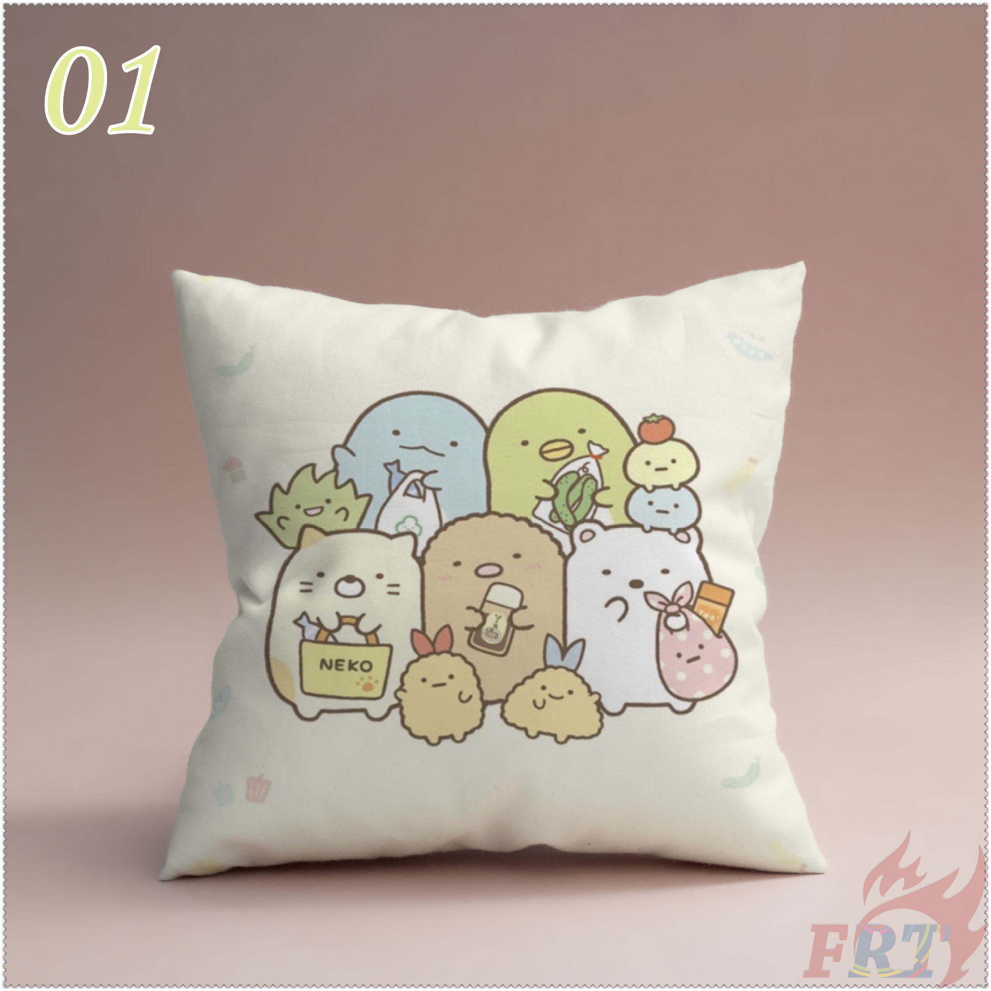 1 Vỏ Gối Sofa Trang Trí Hình Sumikkogurashi Series 02