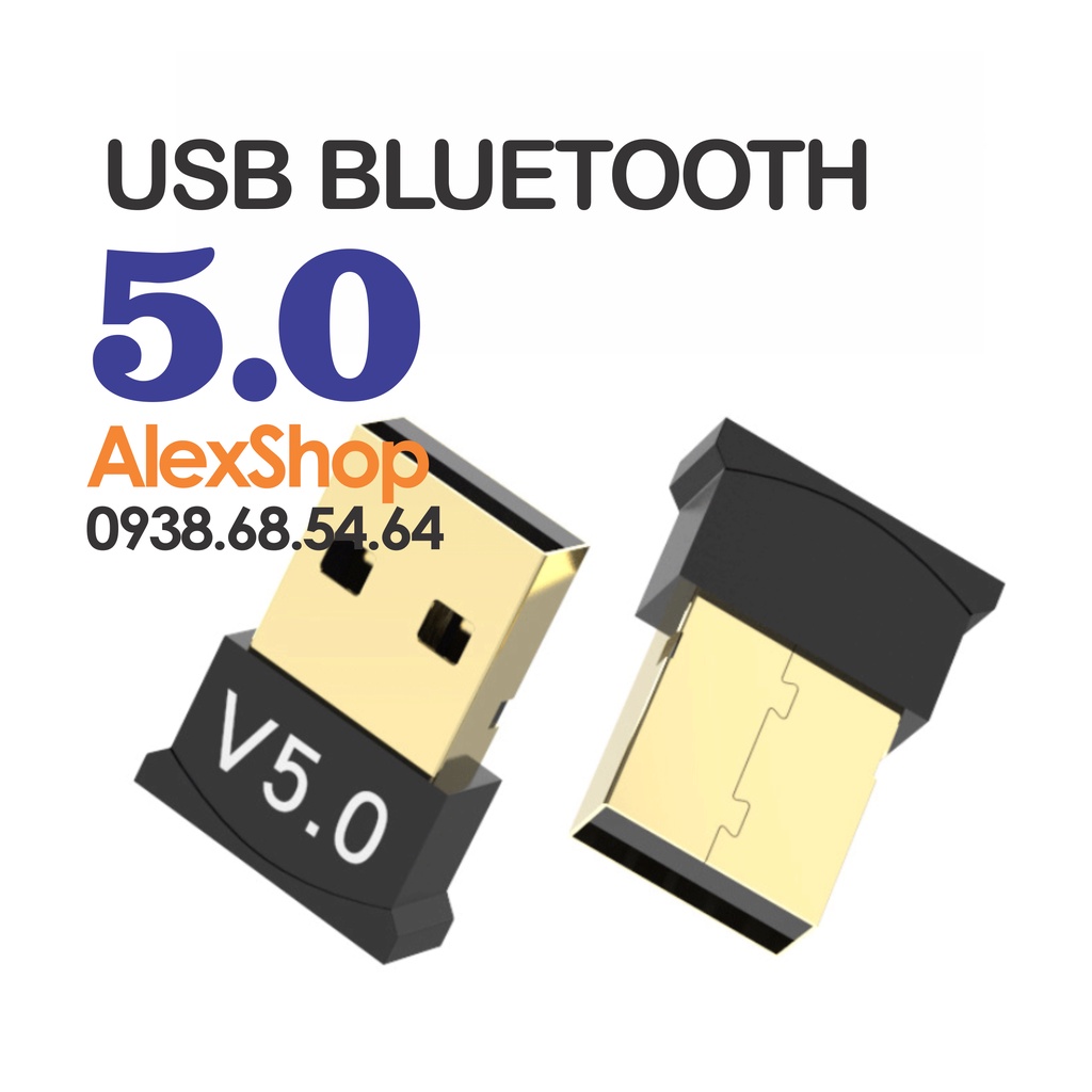 USB Bluetooth 5.0 Dành cho PC hoặc Laptop Nhỏ Gọn Công Suất Cao