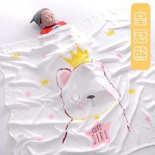 Chăn Lụa Cotton Hè Thu Aden Siêu Mềm Mát Cho Bé