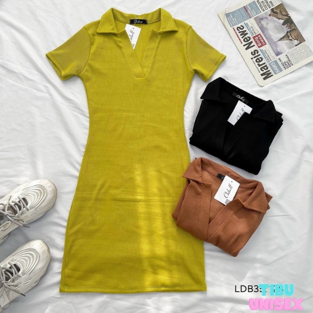 Váy Polo Nữ Trụ Trơn TIBU, Đầm Công Sở Trẻ Trung Thun Suông Ôm Body Thiết Kế Cao Cấp Đi Chơi Dự Tiệc Cưới Đẹp Sang Trọng