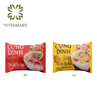  Phở Cung Đình Hà Nội 2 vị bò, gà – Gói 68g - MICOEM