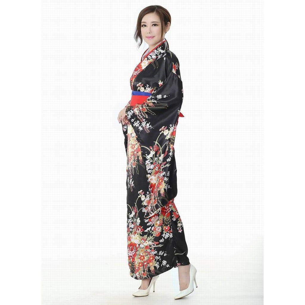 Trang Phục Kimono Cách Tân Dáng Dài Thời Trang