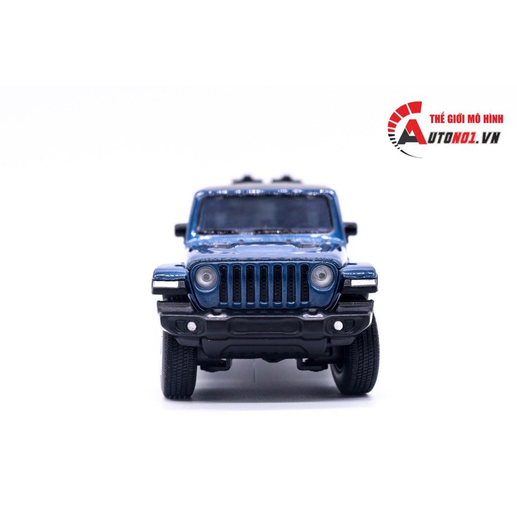 MÔ HÌNH XE BÁN TẢI JEEP RUBICON BLUE 1:32 JACKIEKIM 6787