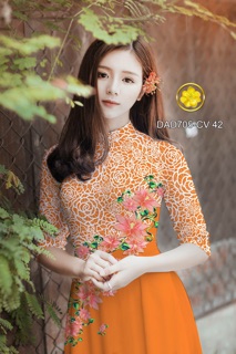 Vải Áo Dài Tằm Ý/ Lụa Nhật Hoa Chéo Eo