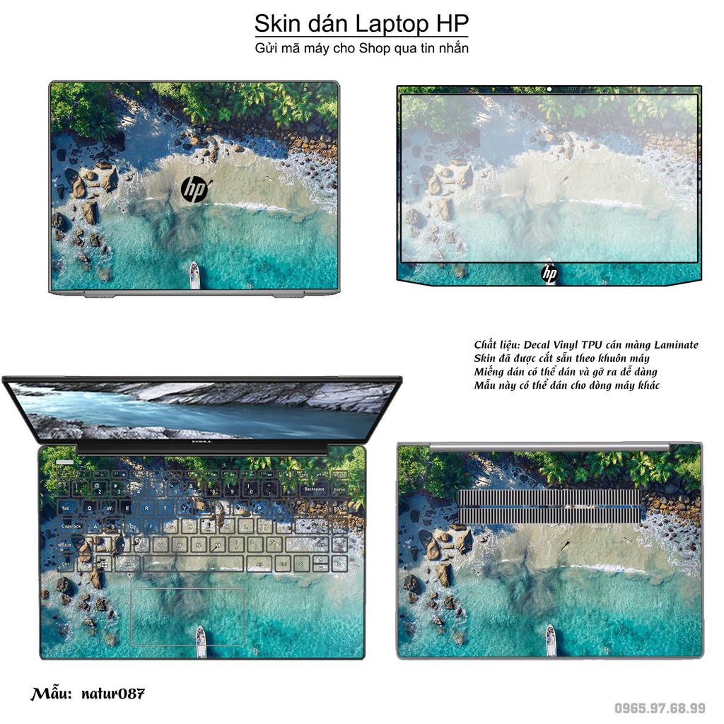 Skin dán Laptop HP in hình thiên nhiên _nhiều mẫu 4 (inbox mã máy cho Shop)