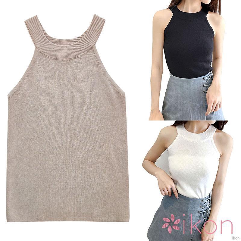 Áo len không tay màu trơn thời trang cho nữ | BigBuy360 - bigbuy360.vn