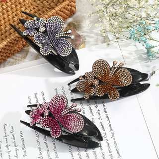 Kẹp Tóc Hình Bướm Đính Đá Thời Trang Cho Nữ
