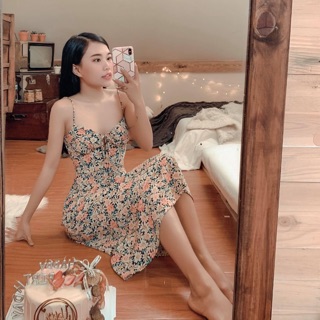 Váy hoa 2 dây siêu xinh