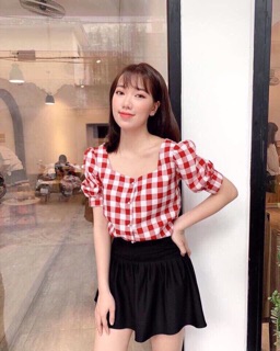 Áo kẻ đỏ ❤️❤️