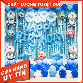 SET SN HÌNH DOREMON - SINH NHẬT BÉ TRAI, BÉ GÁI - BÓNG DOREMON - BÓNG BAY SINH NHẬT BÉ GIÁ RẺ - PHỤ KIỆN TRANG TRÍ SN