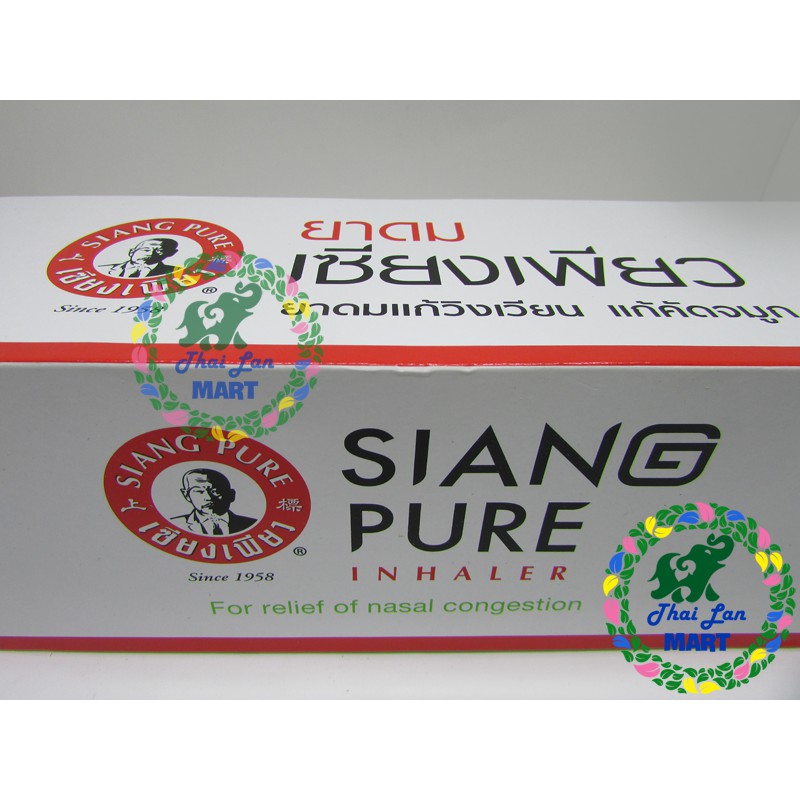 6 ỐNG HÍT THÁI LAN THÔNG MŨI SIANG PURE