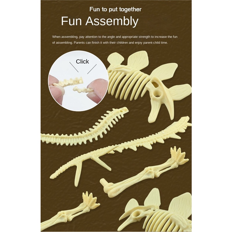 Bộ Đồ Chơi Khoa Học Khủng Long T-Rex Dành Cho Bé 5 6 7 8 Tuổi