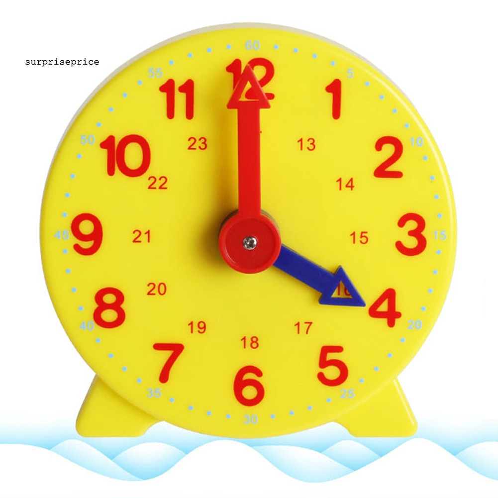 Mô Hình Đồng Hồ Đồ Chơi Bằng Nhựa 10Cm Giáo Dục Sớm Cho Bé