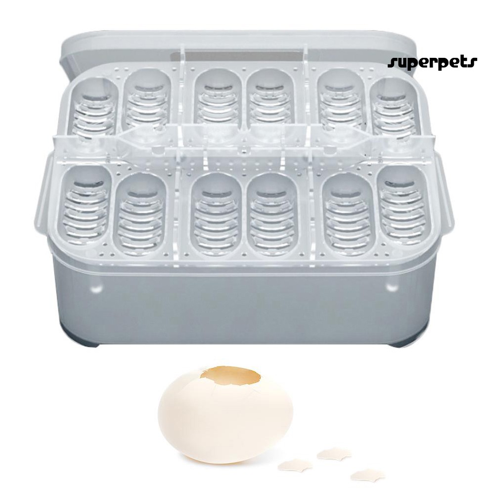 Hộp ấp trứng 6 ngăn 12 ô cho thú cưng bò sát