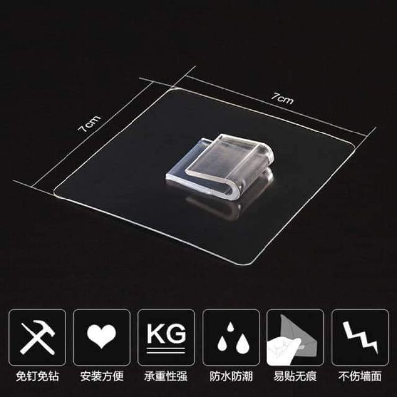 Miếng dán keo acrylic dùng cho kệ sắt, kệ inox mẫu mới