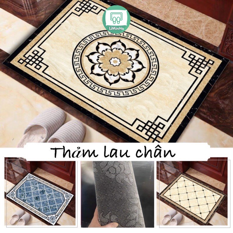 Thảm trải sàn, thảm lau chân chất liệu thảm lì truyền thống giá rẻ