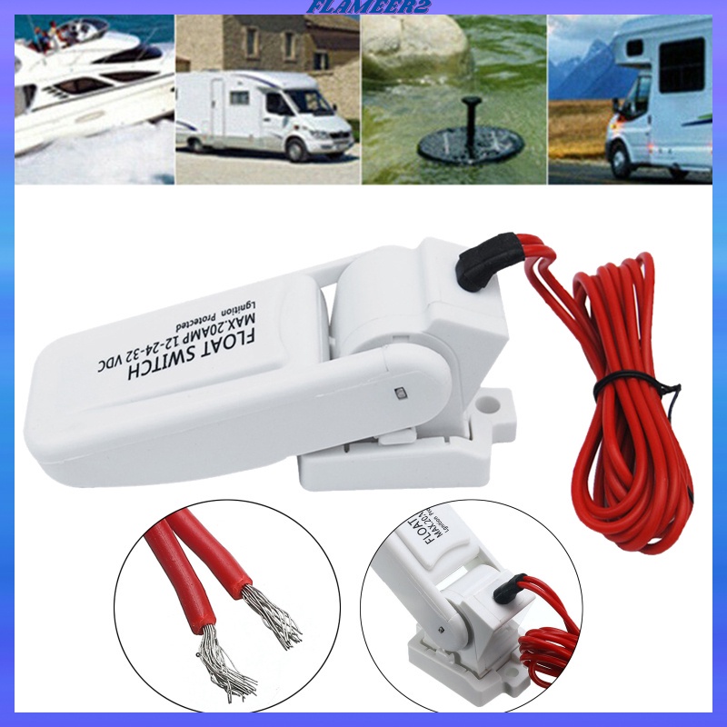 Automatic Electric Boat Bilge Pump Float Switch DC Level Controller Floating | BigBuy360 - bigbuy360.vn