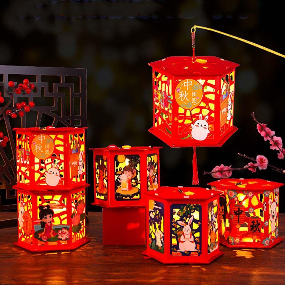 YIYU Lồng Đèn Giấy Tua Rua Treo Trang Trí Phong Cách Trung Hoa