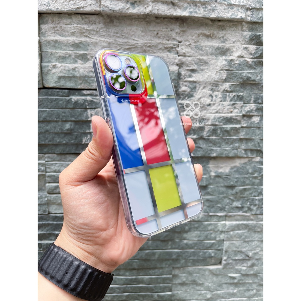SwitchEasy Artist Mondrian ốp lưng thương hiệu Mỹ hiệu ứng 3D