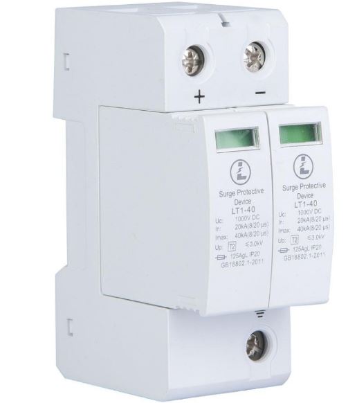 Bảo vệ chống sét lan truyền Quang Điện chống sét 1000V DC 40KA LT1-40