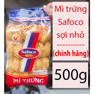 Mì trứng safoco sợi nhỏ 500g - safoco egg noodles 500g