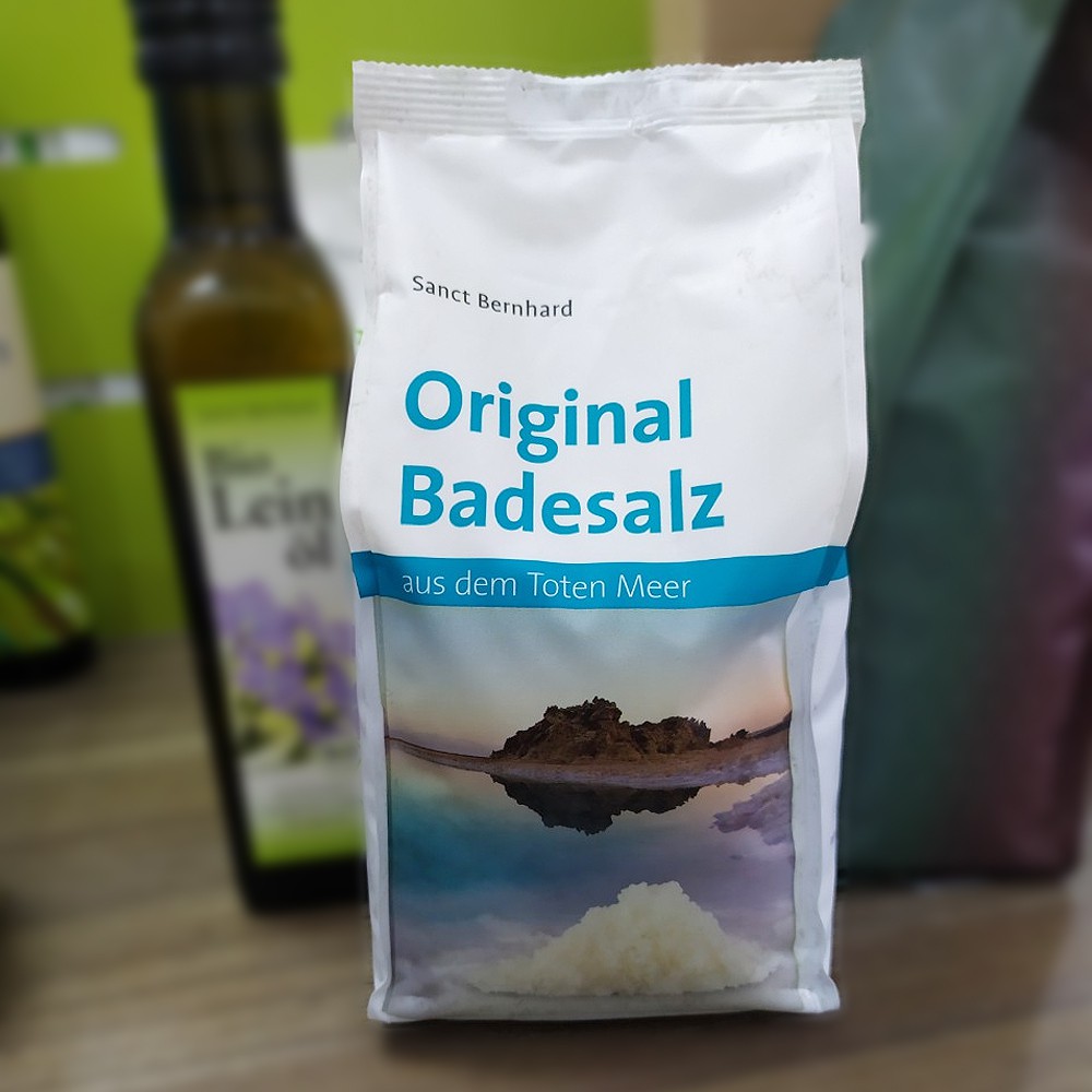 Muối biển chết Original Badesalz 1KG giúp tái tạo da , tẩy tế bào chết - Chính hãng Sanct Bernhard Đức