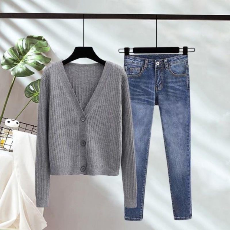 Áo len cardigan 3 khuy siêu phẩm - mềm, mịn, đẹp | BigBuy360 - bigbuy360.vn