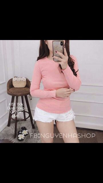 Áo tay dài phom thường