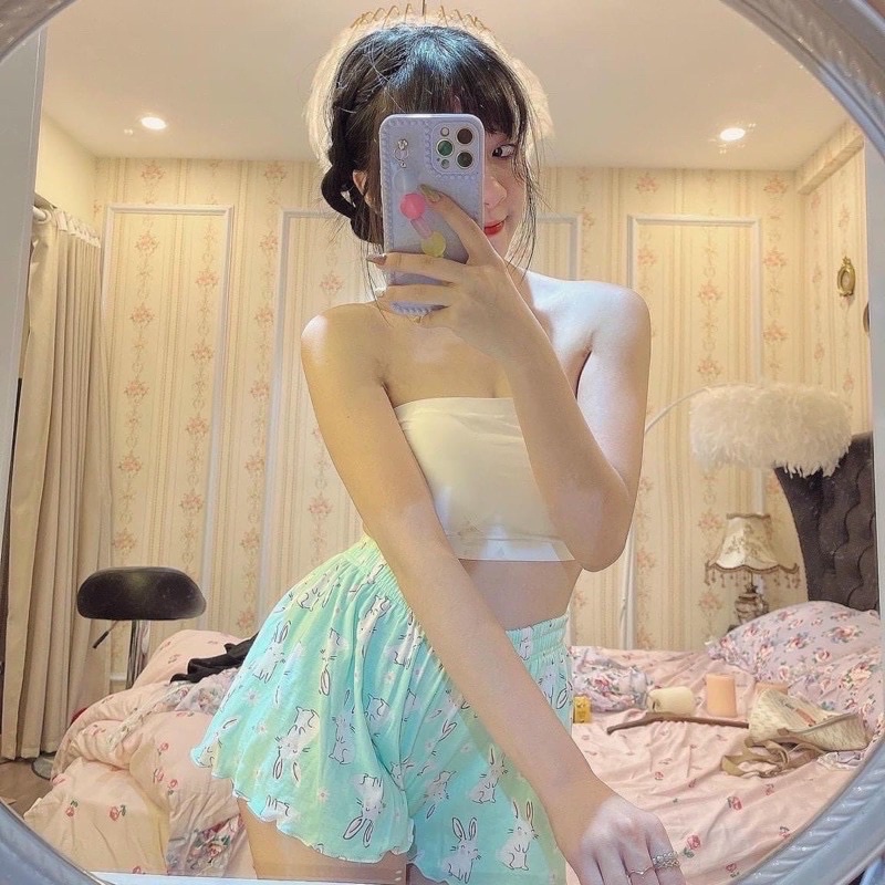 [Mã SMA071008 hoàn 10K xu đơn 0Đ] Quần short nữ viền nhún hàng Thái Lan | BigBuy360 - bigbuy360.vn