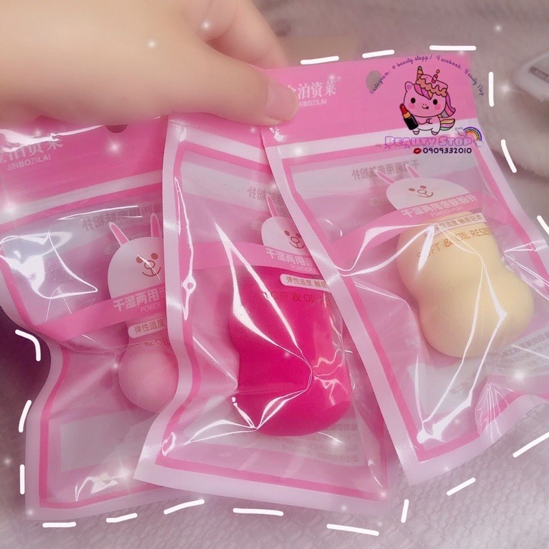 Powder Puff về làng cho chị em mình blend nền, cc hay bb cream đều uki cực kì