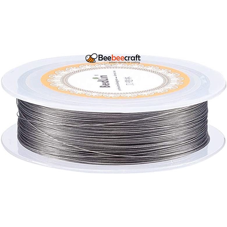 Cuộn Dây Thép Không Gỉ Dẻo 1oll 0.25-1mm Dùng Làm Đồ Trang Sức