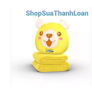 BỘ MỀN GỐI CHO BÉ [MÀU VÀNG] - HÀNG KM CỦA VINAMILK
