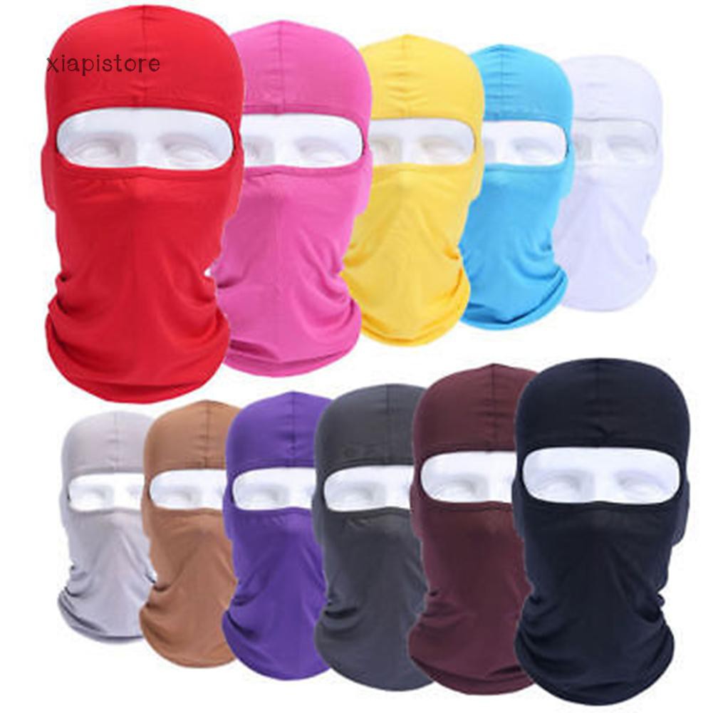 Khăn trùm đầu Balaclava che cả mặt và cổ chống bụi khi đi xe máy