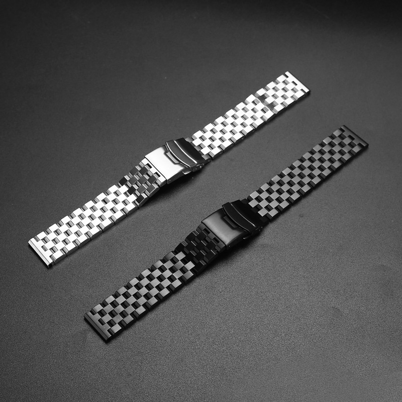 Dây Đeo Đồng Hồ Bằng Thép Không Gỉ 18mm 20mm 22mm 24mm Cho Seiko