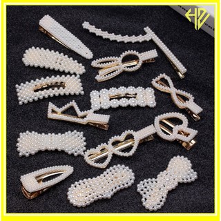 (Chọn mẫu) Set 2 Kẹp Tóc Ngọc Trai Nhân Tạo