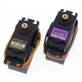Động cơ servo mg995 mg996r bằng kim loại cho đồ chơi điều khiển từ xa futaba jr mg995