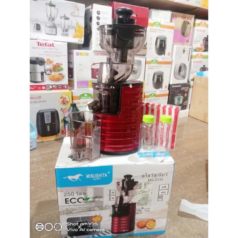 [Mã 33ELSALE hoàn 7% đơn 300K] ☘️MÁY ÉP CHẬM MIUSHITA THÁI LAN CÔNG SUẤT 250W [HÀNG CHÍNH HÃNH]