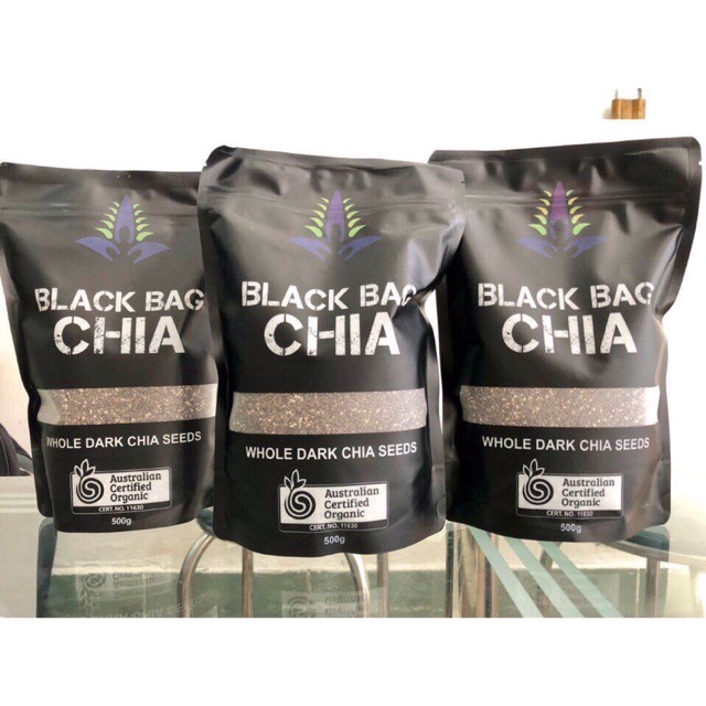 Hạt Chia Đen Úc – Black Bag 500g