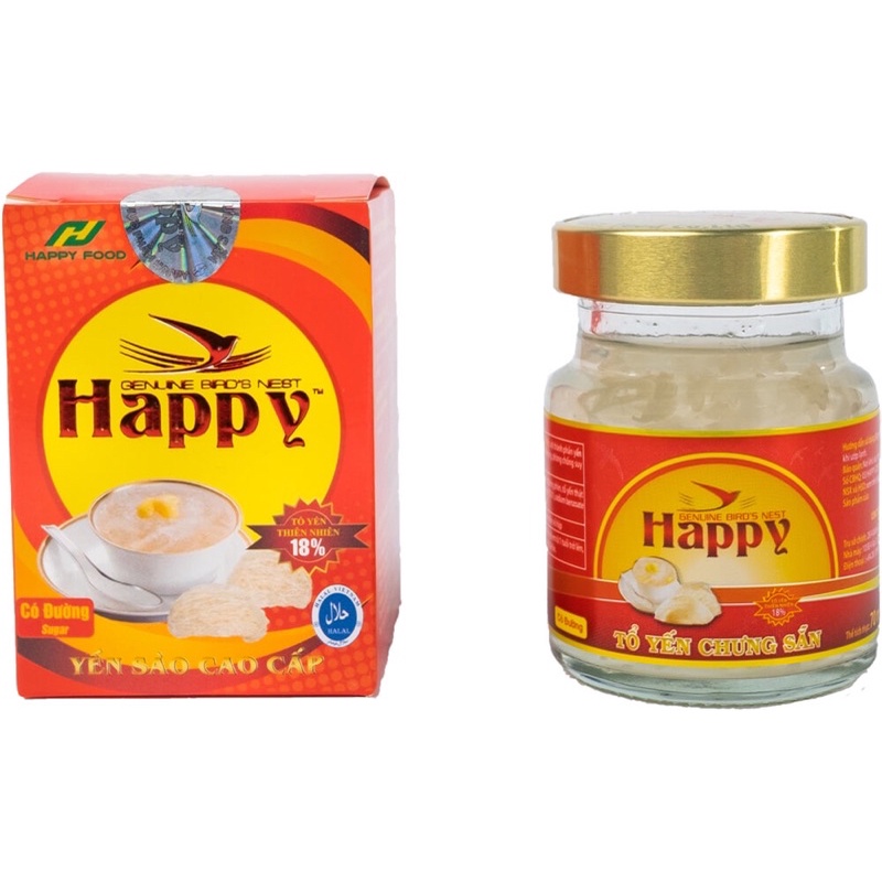 Lọ Yến Sào Happy Đủ Vị 70ml